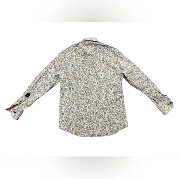 Di Nero Button Down Longsleeve Tan/Blue/White Size Large Men’s size large EUC - Picture 6 of 9